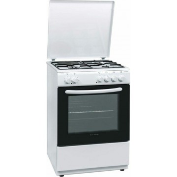 Philco ETG 6131 W Κουζίνα 65lt με Εστίες Υγραερίου & Ρεύματος Π60εκ. Λευκή